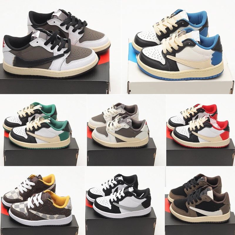 Kids shoes travis scotts 1s low Basketball Shoe 1 boys sneaker designer Pine Game Chicago mocha baby kid youth toddler infants trainers Athletic size 24-35
Kids shoes travis scotts 1s low Basketball Shoe 1 boys sneaker designer Pine Game Chicago mocha baby kid youth toddler infants trainers Athletic size 24-35