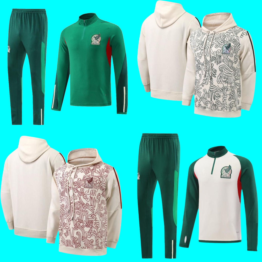 2022 2023 Mexico tracksuit training suit football Tracksuits men kit adult set half zipper sportswear Soccer Jerseys Mexico hoodie
2022 2023 Mexico tracksuit training suit football Tracksuits men kit adult set half zipper sportswear Soccer Jerseys Mexico hoodie