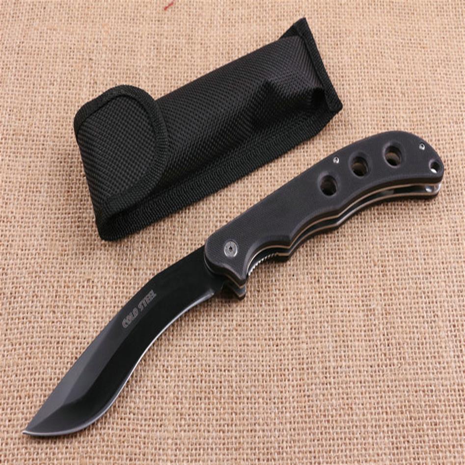 COLD STEEL Dog Leg Dogleg SPARTAN RAJAH II Titanium Pocket Folding Knife 3Cr13Mov 57HRC G10 Tactical Hunting Survival Military Uti2510
COLD STEEL Dog Leg Dogleg SPARTAN RAJAH II Titanium Pocket Folding Knife 3Cr13Mov 57HRC G10 Tactical Hunting Survival Military Uti2510