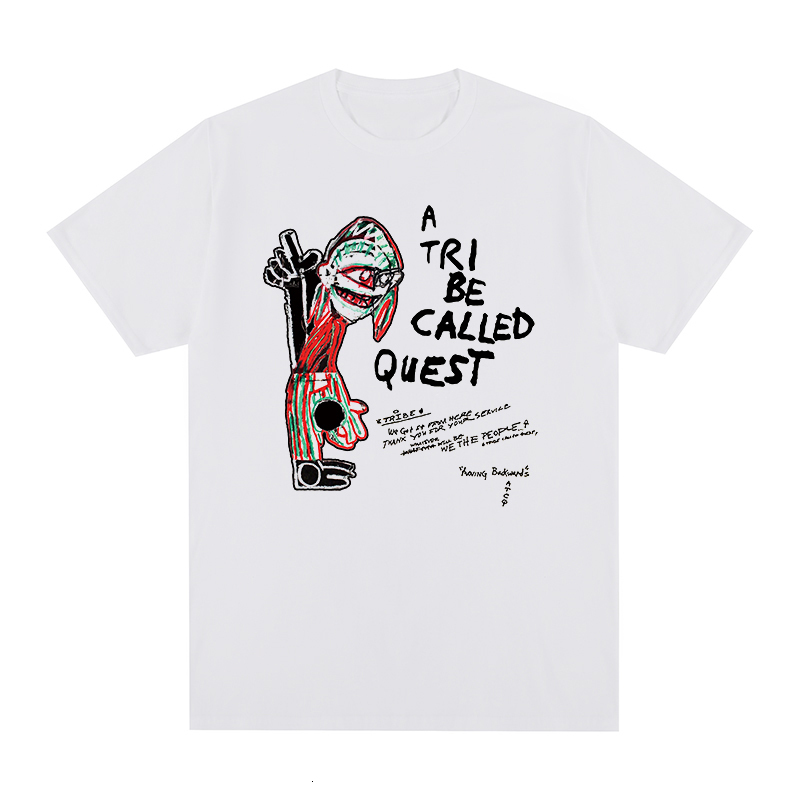 Men s T Shirts A TRIBE CALLED QUEST ATCQ Hip Hop Music T shirt harajuku streetwear Vintage Summer Cotton T Shirt Men TEE TSHIRT Womens Tops 230308