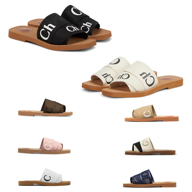 Summer Women Designer Luxury Woody Sandals For Mules Flat Slides Light Tan Beige White Black Pink Lace Lettering Fabric Canvas Slippers Womens Summer Outdoor Shoes
Summer Women Designer Luxury Woody Sandals For Mules Flat Slides Light Tan Beige White Black Pink Lace Lettering Fabric Canvas Slippers Womens Summer Outdoor Shoes