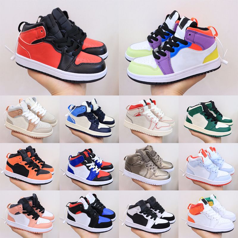 Designer Kids Shoes 1 Jumpman High OG 1s Basketball black blue Sneakers trainers youth baby boys basketball infants trainers Toddler kid shoe, No box
Designer Kids Shoes 1 Jumpman High OG 1s Basketball black blue Sneakers trainers youth baby boys basketball infants trainers Toddler kid shoe, No box