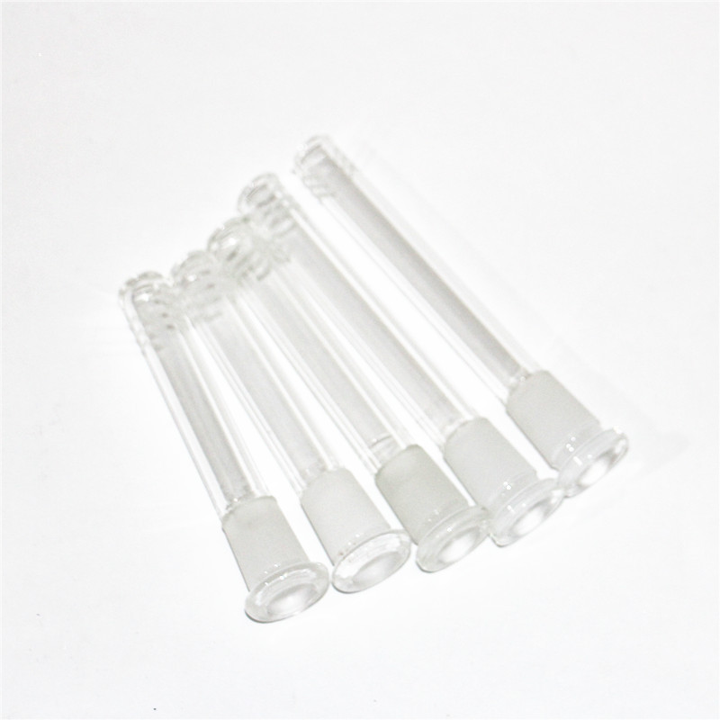 Glass Hookah parts and Accessories Downstem 14/19mm diffuser with 15 holes 3inch-5.5inch glass ash catcher silicone hand pipes