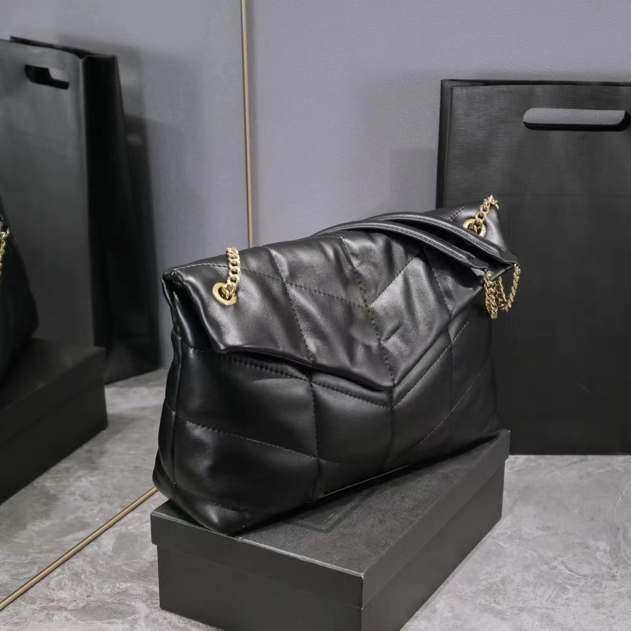 High quality Leather Luxury Designer bag YSLity YSLsity Shoulder bags Tote Women's Plain Square Shoulder Crossbody Cover Simple Style Female Purses Luxurys, Black-gold;caviar
High quality Leather Luxury Designer bag YSLity YSLsity Shoulder bags Tote Women's Plain Square Shoulder Crossbody Cover Simple Style Female Purses Luxurys, Black-gold;caviar