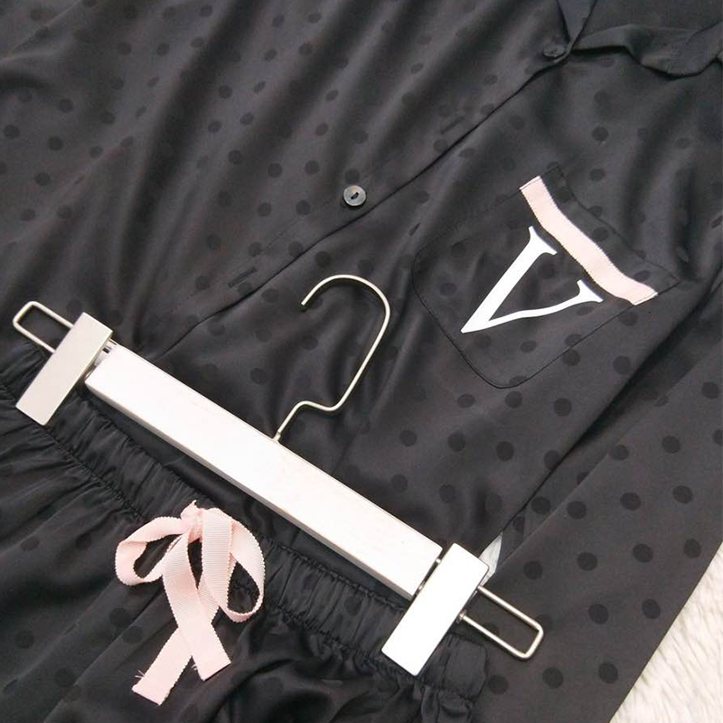 Women's Sleepwear 2 Piece Set Women's Pajamas Fashion Elegant Satin Silk Pyjamas Sleepwear Long Sleeved Summer Loungewear Homewear 230309