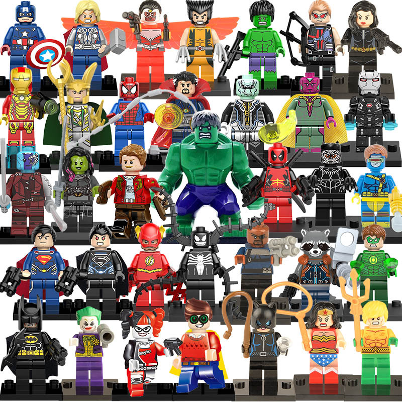 35Pcs/Lot Building Blocks The Minifig Factory Super Heroes Anime Movie Mini Figures Toys with Accessories Gift for Kids
35Pcs/Lot Building Blocks The Minifig Factory Super Heroes Anime Movie Mini Figures Toys with Accessories Gift for Kids
