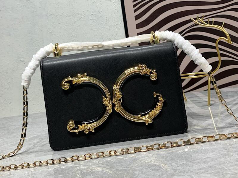 3A Evening Bags 21cm Girls Nappa Leather Shoulder Handbags Wallet on Chain Luxury Purse For Women Dust Bag Fendave dolce and gabanna dg d g gabbanaly bag NT05