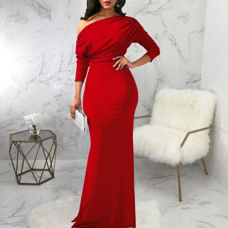Casual Dresses Off Shoulder Three Quarter Sleeve Skinny Maxi Dress Sexy Ruched Bodycon Evening Party 2023 Autumn Clothes Wedding Guest, Black
Casual Dresses Off Shoulder Three Quarter Sleeve Skinny Maxi Dress Sexy Ruched Bodycon Evening Party 2023 Autumn Clothes Wedding Guest, Black