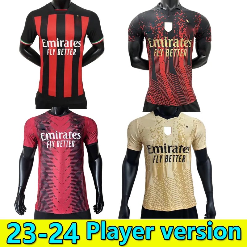 23 24 IBRAHIMOVIC AC MILANS Soccer Jerseys R. LEAO GIROUD KESSIE Player Version Man Football Shirt 2022 2023 2024 TONALI Camiseta De Futbol THEO BRAHIM 4th Uniforms, 22-23 away patch
23 24 IBRAHIMOVIC AC MILANS Soccer Jerseys R. LEAO GIROUD KESSIE Player Version Man Football Shirt 2022 2023 2024 TONALI Camiseta De Futbol THEO BRAHIM 4th Uniforms, 22-23 away patch