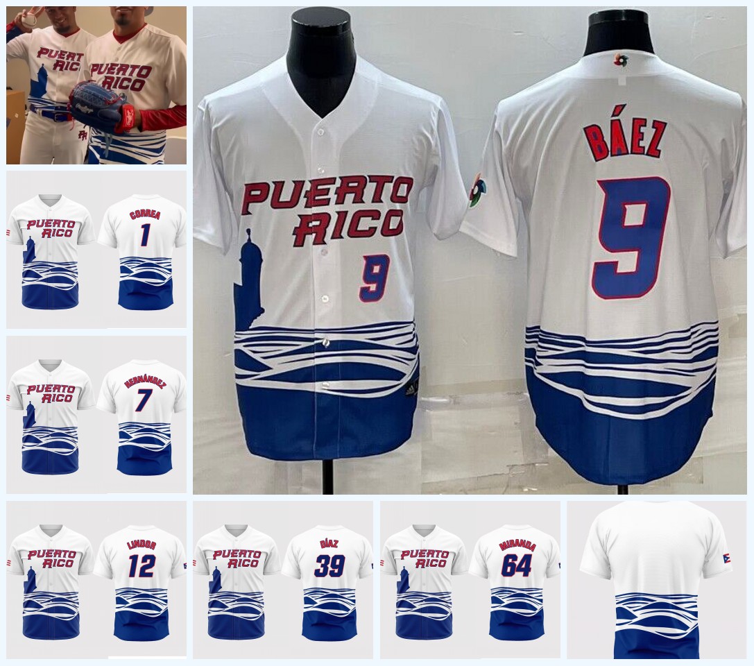 Team Puerto Rico 2023 WBC wbc Baseball Jerseys World Baseball Classic Carlos Correa Javier Baez Jose Berrios Edwin Diaz Francisco Lindor Lugo Marcus Stroman, Youth s-xl 2023 white
Team Puerto Rico 2023 WBC wbc Baseball Jerseys World Baseball Classic Carlos Correa Javier Baez Jose Berrios Edwin Diaz Francisco Lindor Lugo Marcus Stroman, Youth s-xl 2023 white