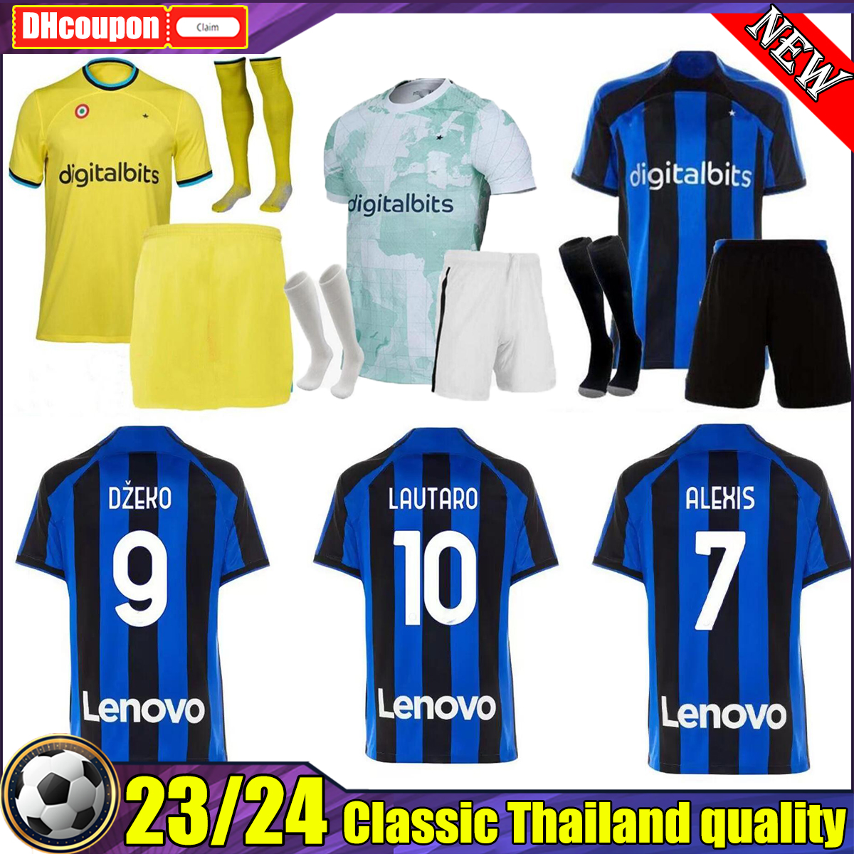 Inter Milans 2022 2023 LUKAKU soccer jerseys CORREA DZEKO GIROUD BARELLA LAUTARO SKRINIAR BELLANOVA 22 23 football shirt uniforms men kids kit socks top thai quality, 01
Inter Milans 2022 2023 LUKAKU soccer jerseys CORREA DZEKO GIROUD BARELLA LAUTARO SKRINIAR BELLANOVA 22 23 football shirt uniforms men kids kit socks top thai quality, 01