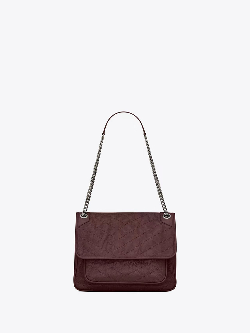 women handbags medium size bags folding vintage leather shoulder bag