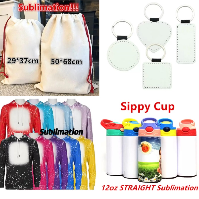 Sublimation key chain blank pu leather keychain transfer printing key ring single-sided Santa Sacks Drawstring Bag Acrylic Pencil Keychain Bleach Shirt Sippy Cups
Sublimation key chain blank pu leather keychain transfer printing key ring single-sided Santa Sacks Drawstring Bag Acrylic Pencil Keychain Bleach Shirt Sippy Cups