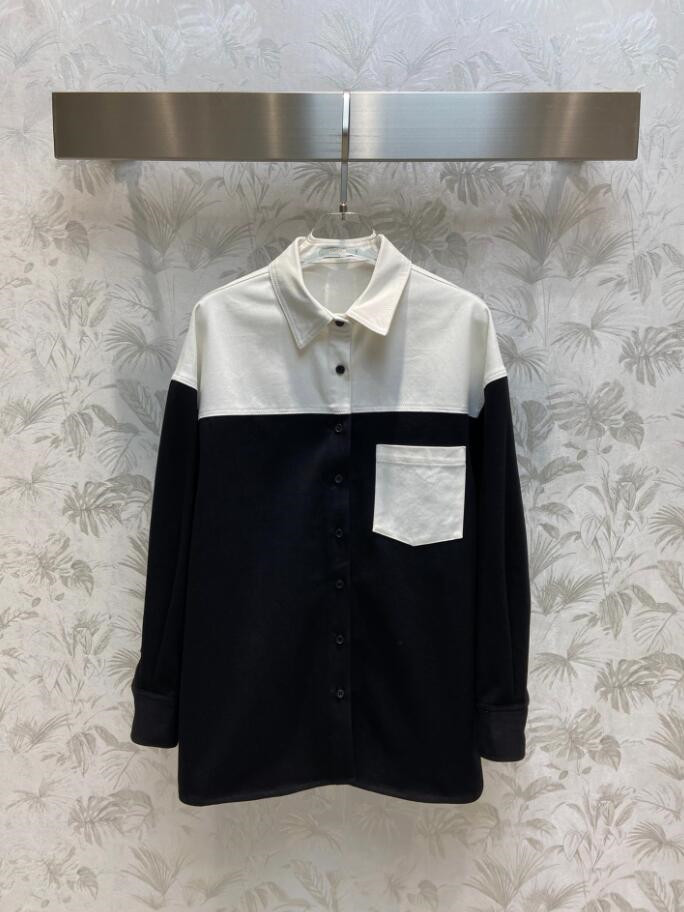 Women' 23 Blouses & Shirts outer-wear shirt chest pocket is also a color contrast back custom adhesive label color matching with layering 307, Customize
Women' 23 Blouses & Shirts outer-wear shirt chest pocket is also a color contrast back custom adhesive label color matching with layering 307, Customize