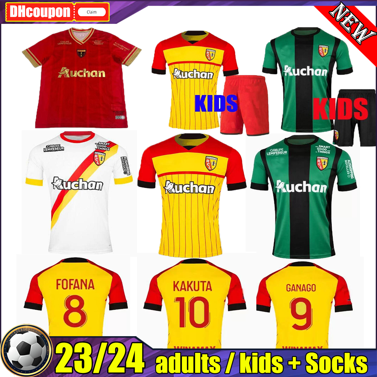 RC Lens KAKUTA 2022 2023 soccer jerseys home away Gradit Fortes Perez GANAGO SOTOCA FOFANA GRADIT 22 23 maillot foot Camisa de futebol Men's kids kit football Shirts, 12
RC Lens KAKUTA 2022 2023 soccer jerseys home away Gradit Fortes Perez GANAGO SOTOCA FOFANA GRADIT 22 23 maillot foot Camisa de futebol Men's kids kit football Shirts, 12