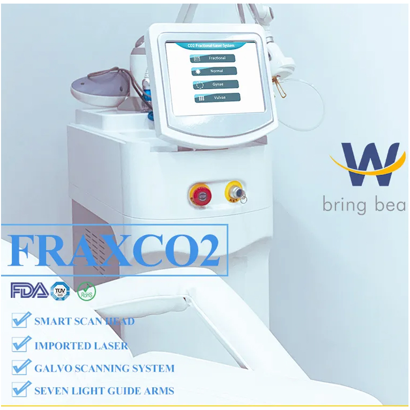 40W Dermatology Laser Machine Acne Treatment whitening Wrinkle Removal CO2 Laser Fractional Rf beauty Equipment