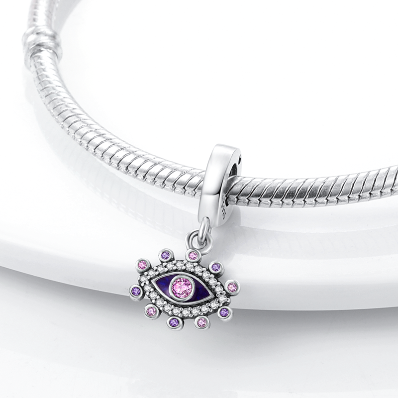 S925 Snake Pure Silver Hot Air Balloon And Flower Butterfly Charm Beads Suitable For Bracelet DIY Fashion Jewelry