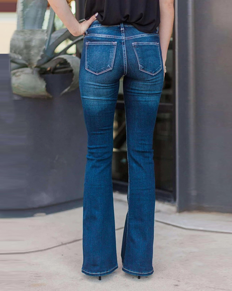 Women's Jeans Woman Fashion Slim High Waist Fitted Denim Trousers Vintage Flare Jeans Sexy Stretch Jeans Female Classic Jeggings Pencil Pants 230