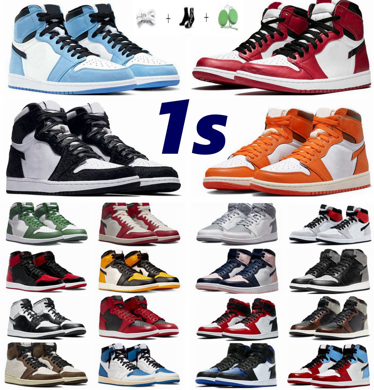 Jumpman 1s Men womens Basketball shoes sneakers Lost and Found Starfish Taxi Stage Haze Bred Patent Panda Chicago Smoke Grey Men's brand sneakers shoes
Jumpman 1s Men womens Basketball shoes sneakers Lost and Found Starfish Taxi Stage Haze Bred Patent Panda Chicago Smoke Grey Men's brand sneakers shoes