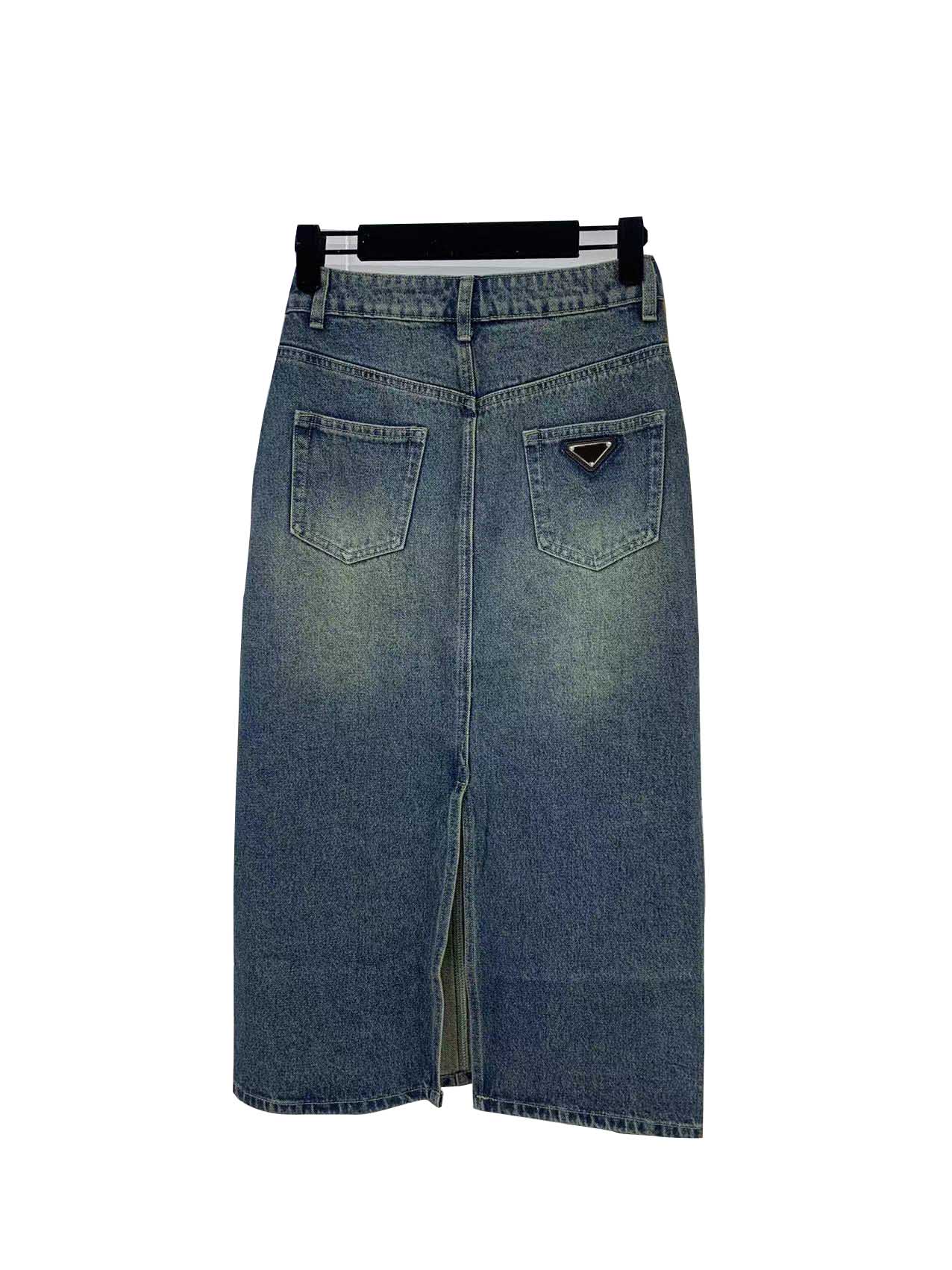 PAA Women' Jeans Clothing Designer luxury 2023 Spring and Summer High Waist Back Slit Pressing Line A-line Medium Length Denim Skirt, Picture color
PAA Women' Jeans Clothing Designer luxury 2023 Spring and Summer High Waist Back Slit Pressing Line A-line Medium Length Denim Skirt, Picture color
