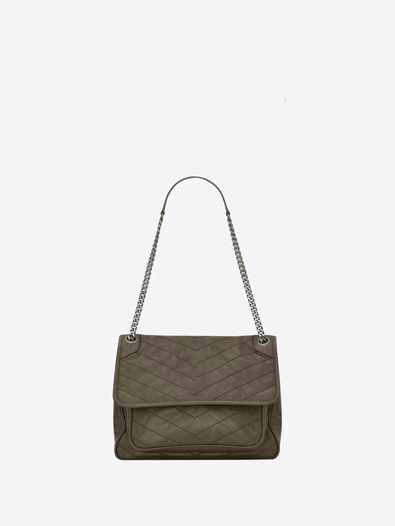 women handbags medium size bags folding vintage leather shoulder bag