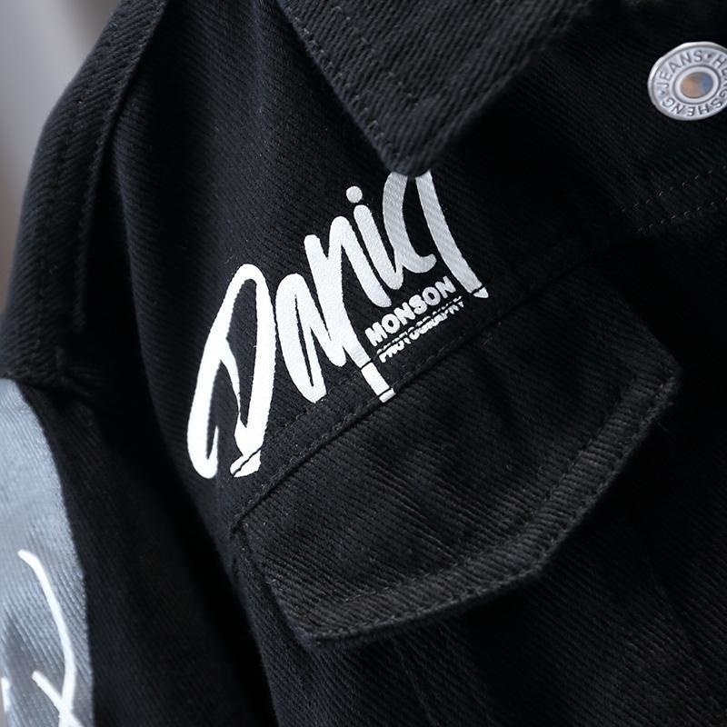 Jackets Boys Kids Clothes For Teens Denim Autumn Black Coat Children Clothing Boy Outwear Outerwear 230310
