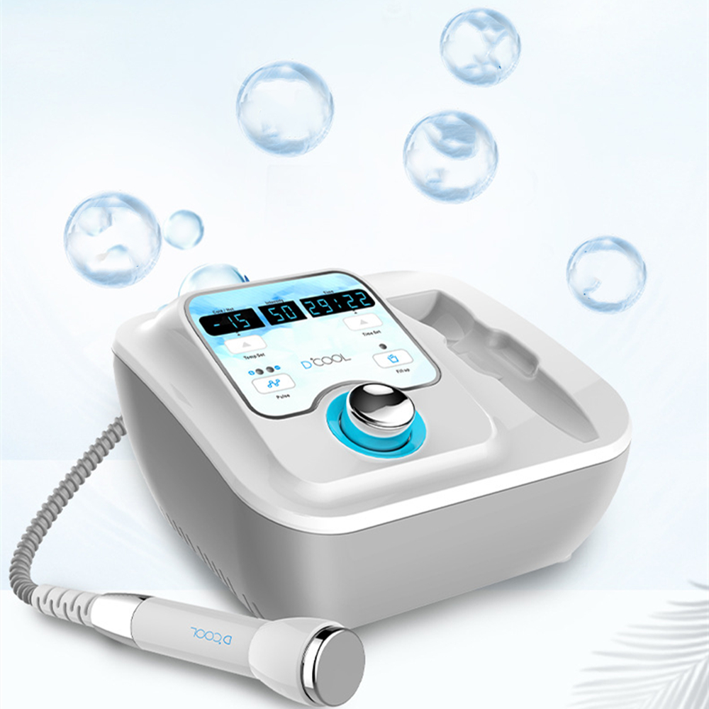 New Sliming Dcool Portable Cool Hot EMS For Skin Tightening Anti Puffiness Facial Electroporation Machine