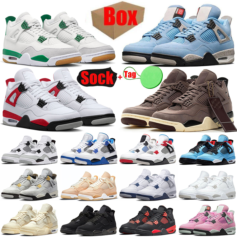 With Box 4 Basketball Shoes Men Trainers Jumpman 4s Offs Sports White Oreo Photon Dust Violet Ore Sneakers Military Black Cat Pine Green Jordens 4 Red Thunder Retros, A15 40-47 travis cactus jack
With Box 4 Basketball Shoes Men Trainers Jumpman 4s Offs Sports White Oreo Photon Dust Violet Ore Sneakers Military Black Cat Pine Green Jordens 4 Red Thunder Retros, A15 40-47 travis cactus jack