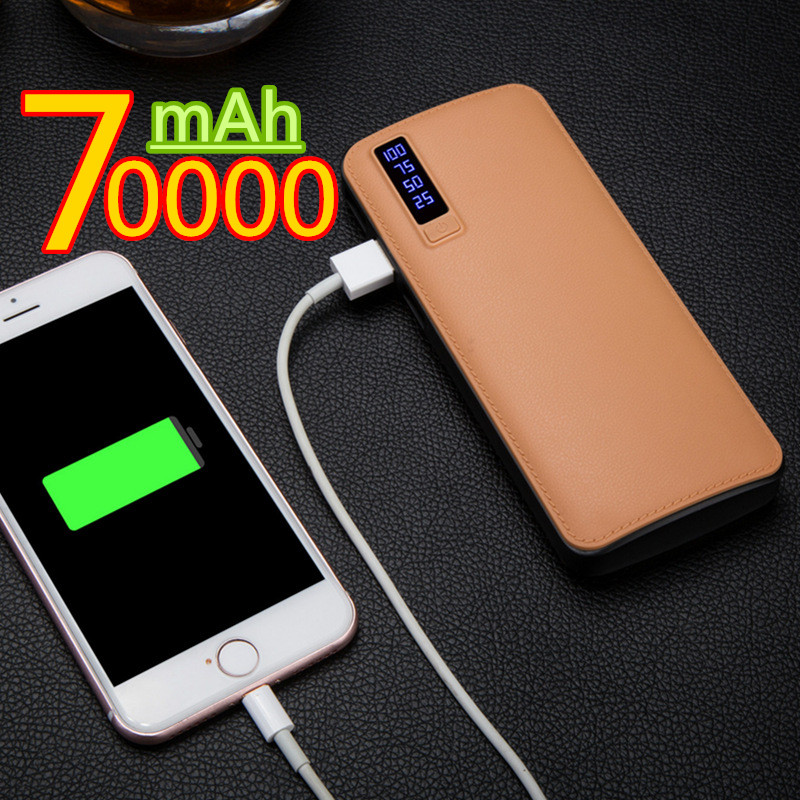 Power Banks 20000mAh Type C Fast Charging Power Bank Portable Charger External Battery For Laptop Tablet