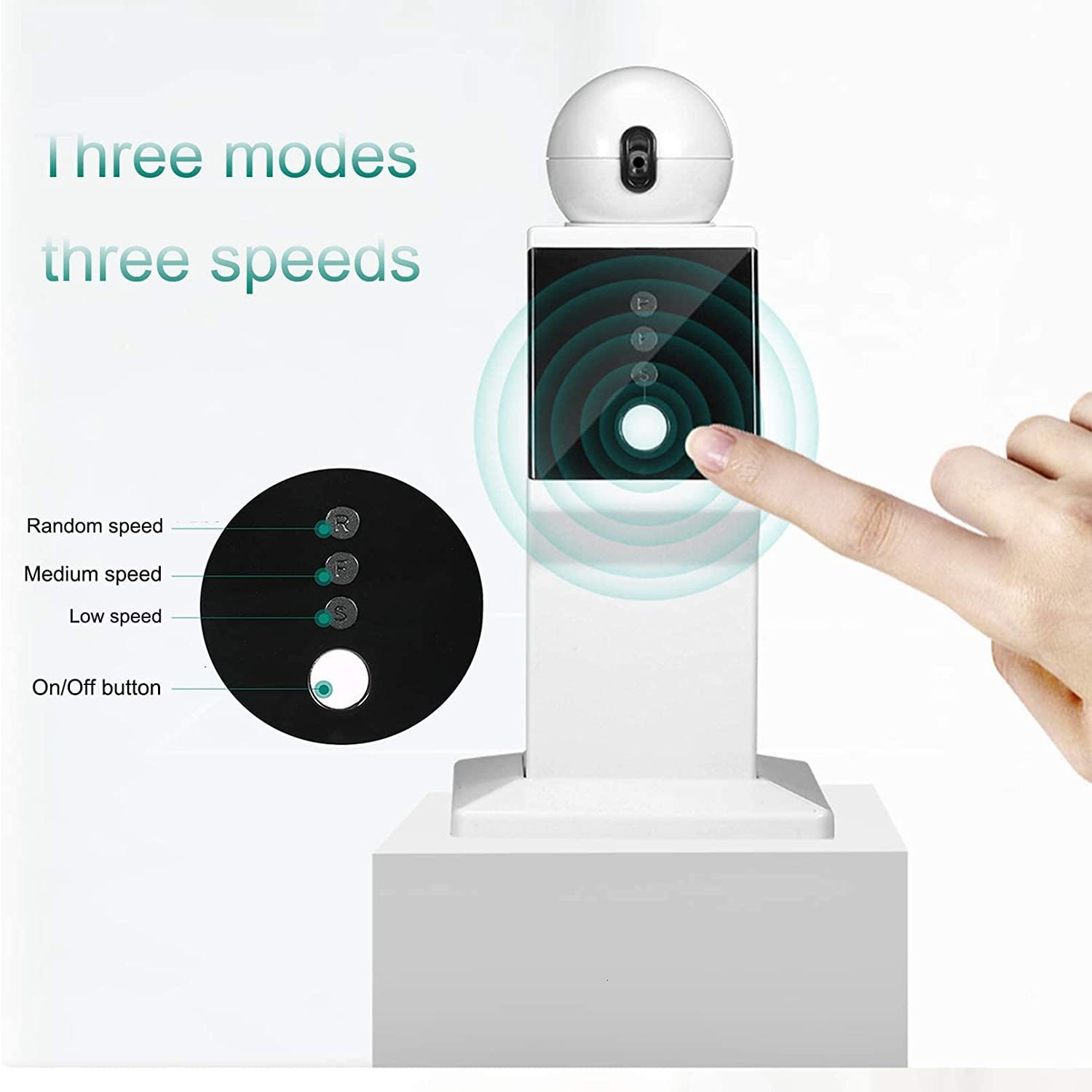 Cat Toys ATUBAN Automatic Laser Rechargeable Random Moving Interactive for s and Kittens Red Dot Exercising 230309