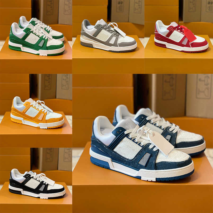 New Designer Embroidery Trainer Sneakers Casual Shoes Black White Men Women Platform Fashion Low Top Shoe Red Green Leather Rubber Walking Outdoor Size 36-45
New Designer Embroidery Trainer Sneakers Casual Shoes Black White Men Women Platform Fashion Low Top Shoe Red Green Leather Rubber Walking Outdoor Size 36-45