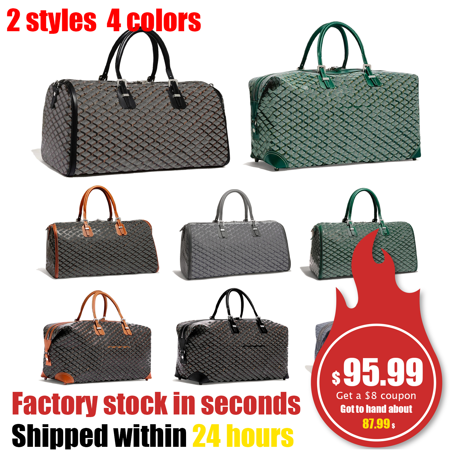 New Goya SAC CROISIERE DE VOYAGE travel bag Shoulder bags large tote Bags Genuine Leather handbags weekend duffel Bag luggage women's mens crossBody duffle Boston gym, Black+brown-55 cm
New Goya SAC CROISIERE DE VOYAGE travel bag Shoulder bags large tote Bags Genuine Leather handbags weekend duffel Bag luggage women's mens crossBody duffle Boston gym, Black+brown-55 cm