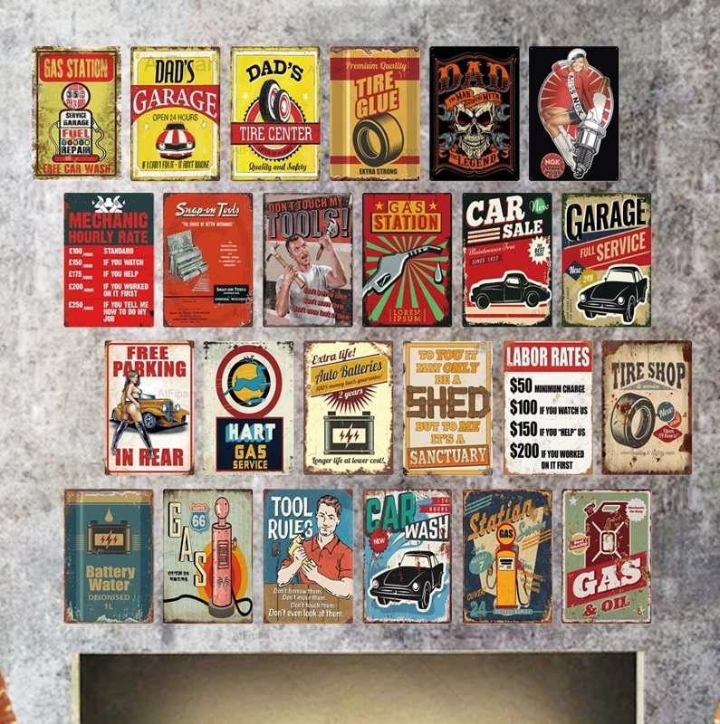 Dad's Garage Metal Painting Motorcycle Tin Signs Plaque Metal Vintage Shabby Chic Wall The Pub Bar Dads Garage Home Decoration personalized Art Decor Size 30X20CM w01
Dad's Garage Metal Painting Motorcycle Tin Signs Plaque Metal Vintage Shabby Chic Wall The Pub Bar Dads Garage Home Decoration personalized Art Decor Size 30X20CM w01