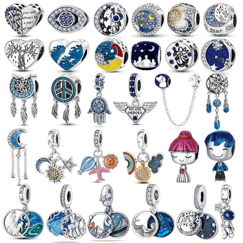 Pandora S925 Sterling Silver Exquisite Blue Meteor Gloss CZ Charm Pendant Suitable for Bracelet DIY Fashion Jewelry
Pandora S925 Sterling Silver Exquisite Blue Meteor Gloss CZ Charm Pendant Suitable for Bracelet DIY Fashion Jewelry