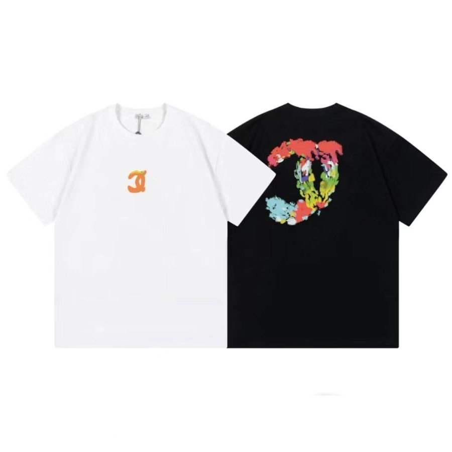 Women's T-shirt Luxurious C-letter printing pure cotton round-neck lovers fashion casual versatile classic summer clothes
Women's T-shirt Luxurious C-letter printing pure cotton round-neck lovers fashion casual versatile classic summer clothes