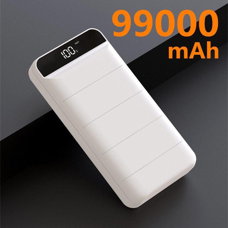 99000mAh Power Banks Mini Portable Fast Charging External Battery Charger 99000 mAh Power Bank For iPhone Baby Bank