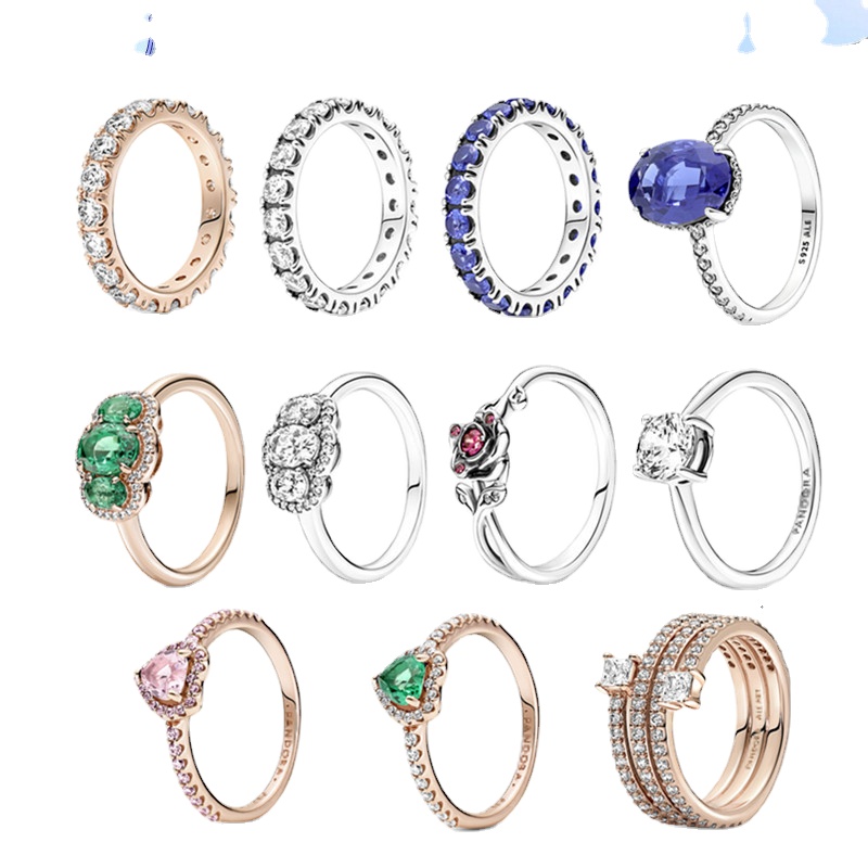 925 Pounds Silver New Fashion Charm for Pandora 2023 Beauty and Beast Rose Ring Christmas Copper Ring Green Sapphire Ring
925 Pounds Silver New Fashion Charm for Pandora 2023 Beauty and Beast Rose Ring Christmas Copper Ring Green Sapphire Ring