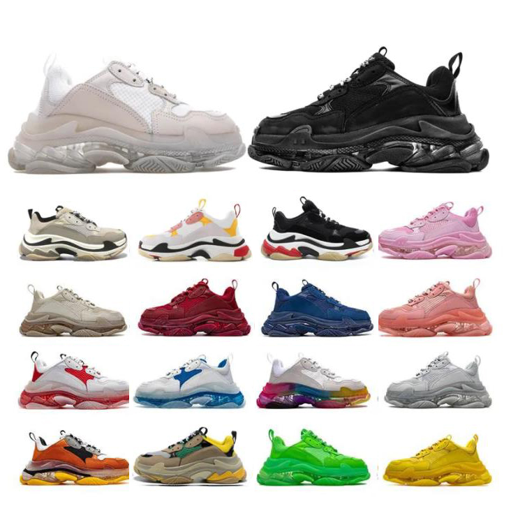 casual shoes triple s men women designer platform sneakers clear sole black white grey red pink blue Royal Neon Green mens trainers Tennis, 10
casual shoes triple s men women designer platform sneakers clear sole black white grey red pink blue Royal Neon Green mens trainers Tennis, 10