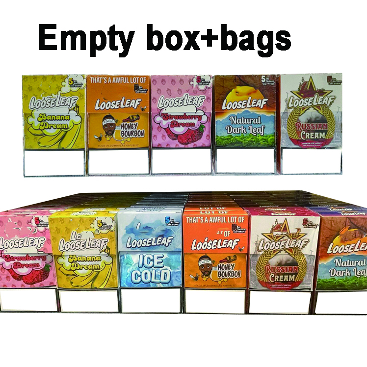 LooseLeaf Loose Leaf 5 Natural Leaf wraps Banana Dream Ice Cold Box Bag Package pre roll moonrock tube packaging
LooseLeaf Loose Leaf 5 Natural Leaf wraps Banana Dream Ice Cold Box Bag Package pre roll moonrock tube packaging