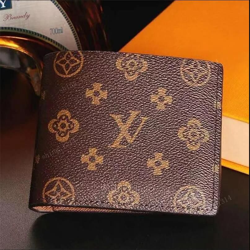 

Top High quality wallets cardholder France Paris plaid style luxurys mens wallet designer women wallet high-end Louiseity Bags Viutonity luxury wallet with box, Black embossed