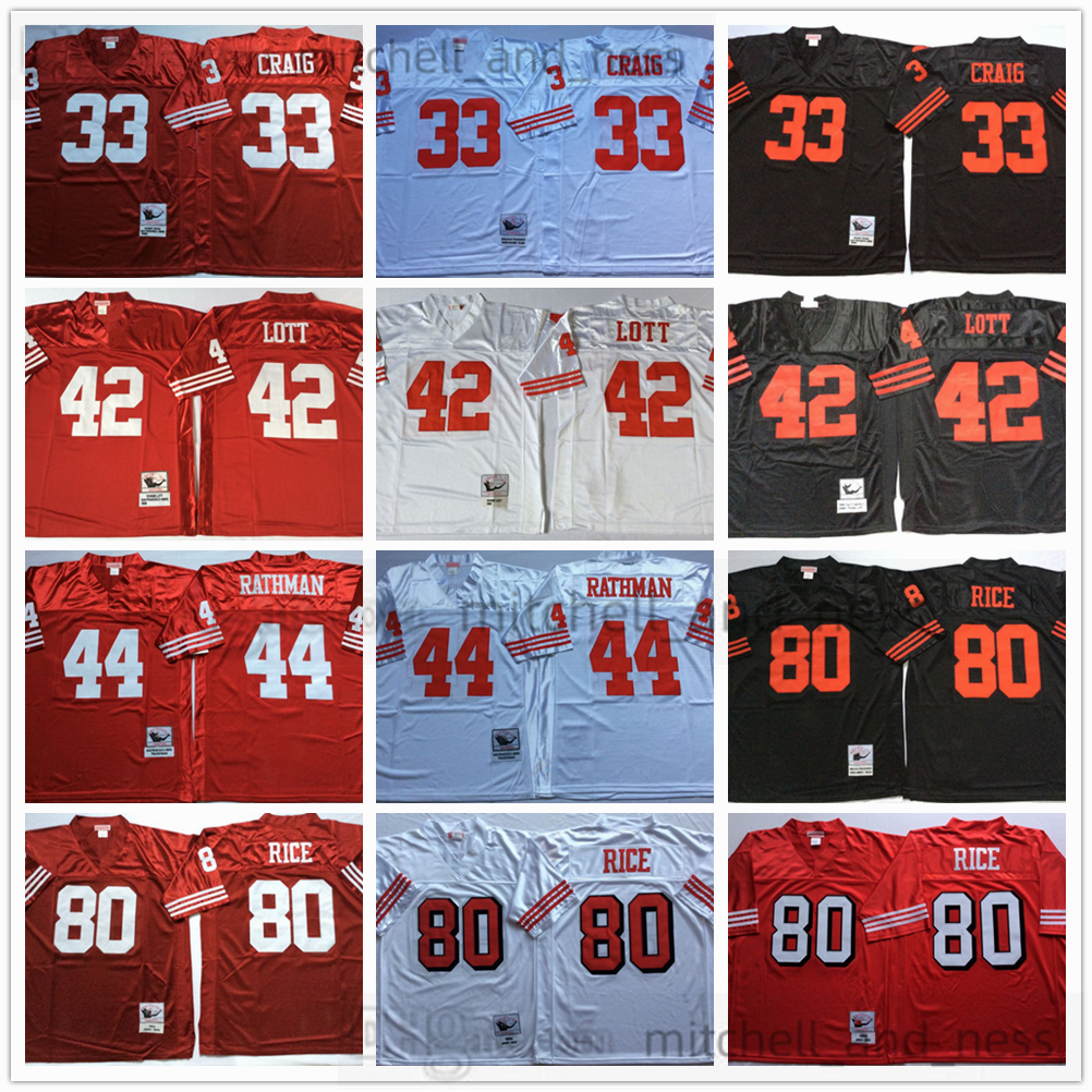 Mitchell and Ness College Football 33 Roger Craig Jersey Vintage 42 Ronnie Lott 44 Tom Rathman 80 Jerry Rice 87 Dwight Clark Stitched Jerseys, Aspicture
Mitchell and Ness College Football 33 Roger Craig Jersey Vintage 42 Ronnie Lott 44 Tom Rathman 80 Jerry Rice 87 Dwight Clark Stitched Jerseys, Aspicture