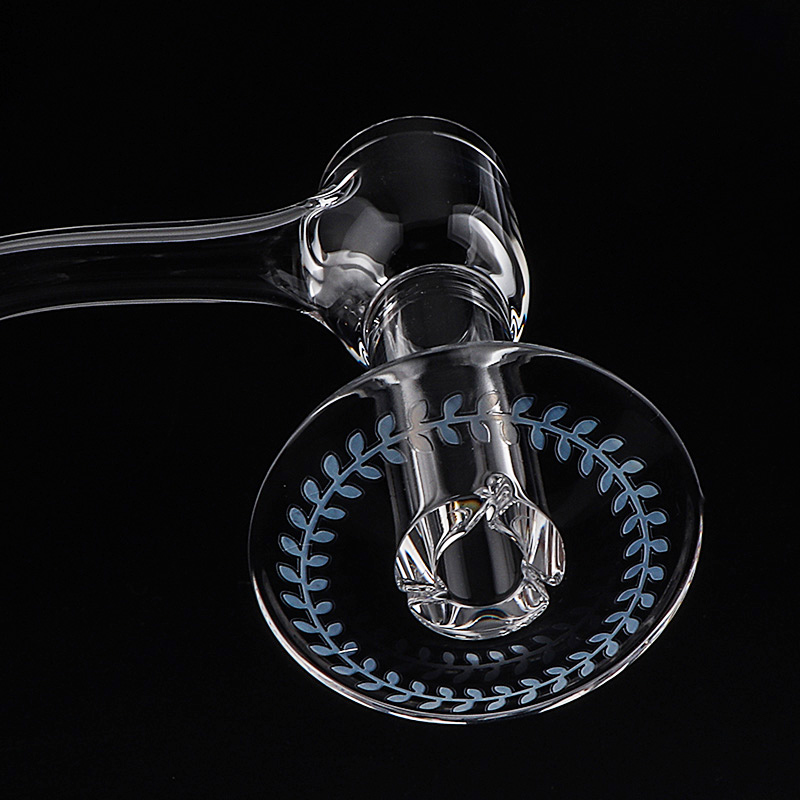 Smoke Full Weld Beveled Edge Terp Slurper Quartz Banger Nails With Laser Carving Bottom Male Female All-In-One Joints For Heady Glass Bongs