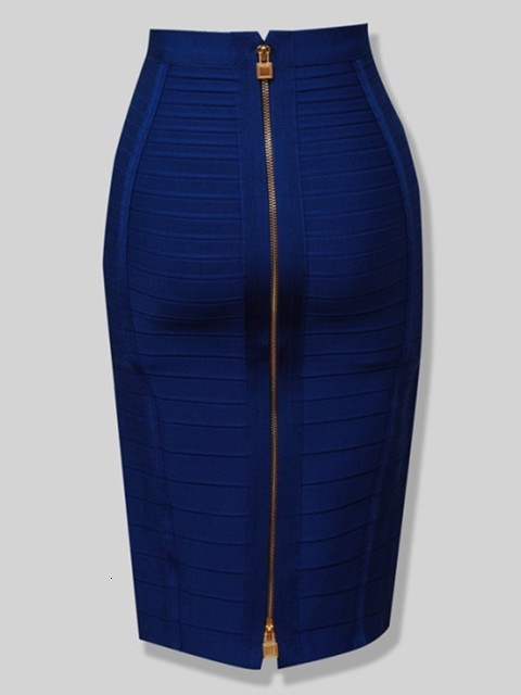 Skirts 16 Colors XL XXL Sexy Solid Zipper Orange Blue Black Red White Pink Bandage Skirt Women Elastic Bodycon Summer Pencil Skirt 58cm 230310