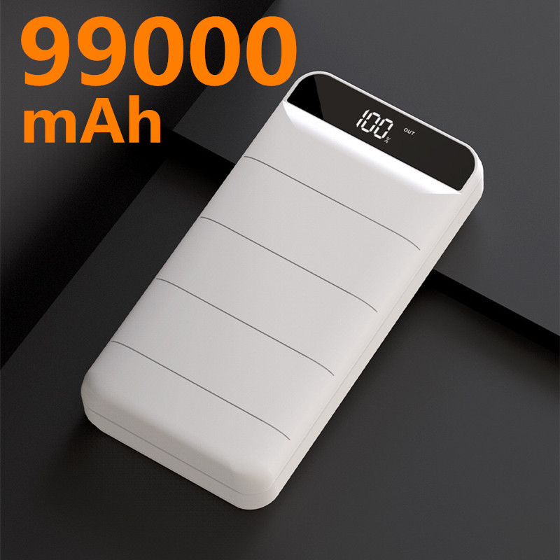 99000mAh Power Banks Mini Portable Fast Charging External Battery Charger 99000 mAh Power Bank For iPhone Baby Bank