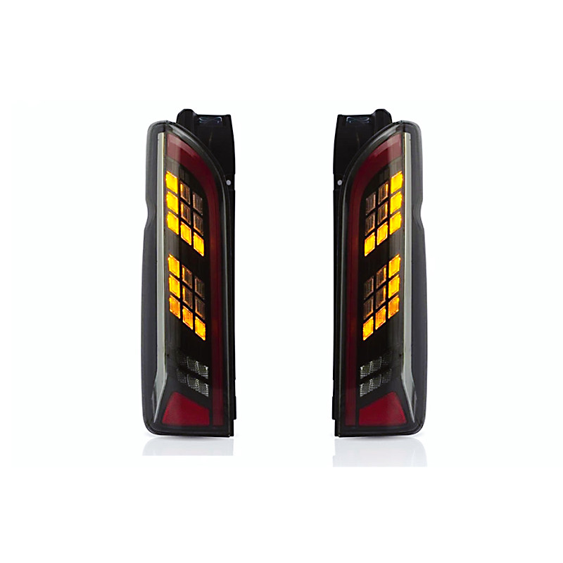 LED Rear Lights for Toyota Hiace 20 05-20 15 Car Modified Singal Lamps Turning Brake Lights Plug and Play