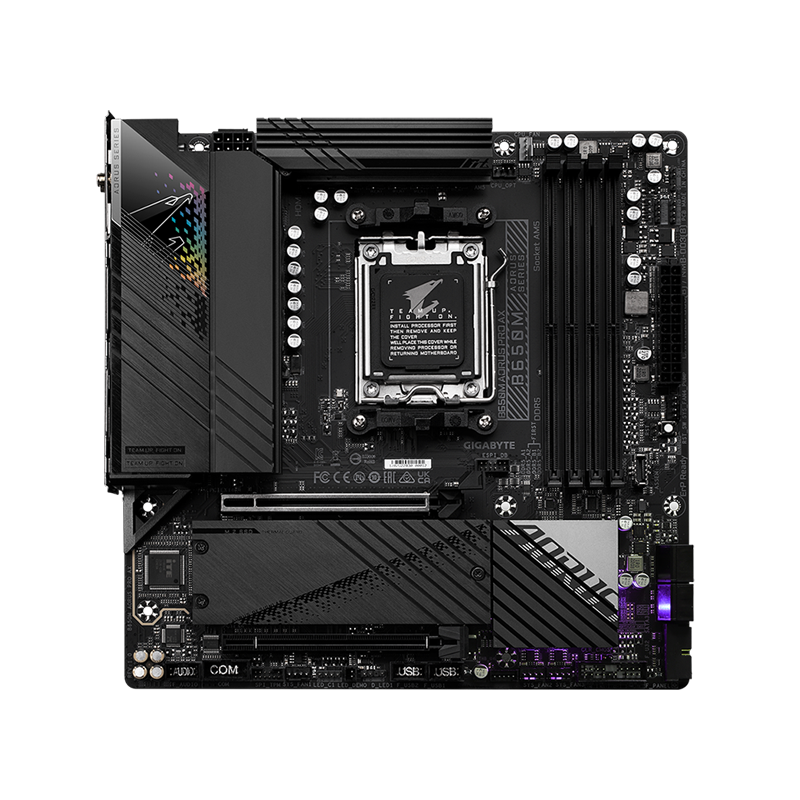 GIGABYTE GA B650M AORUS PRO AX New Micro-ATX AMD B650 DDR5 6600(OC) MHz M.2 USB3.2 128G Wi-Fi 6E Socket AM5 Motherboard