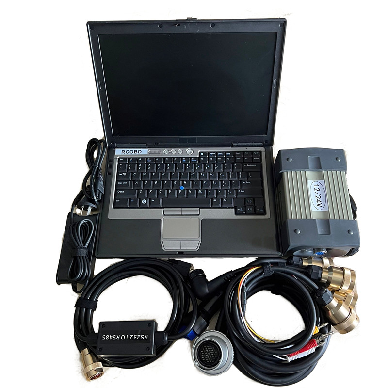 V2014.12 Mb Star C3 Pro Diagnostic Tool with Five Cables Plus D630 Second Hand Laptop Win xp System