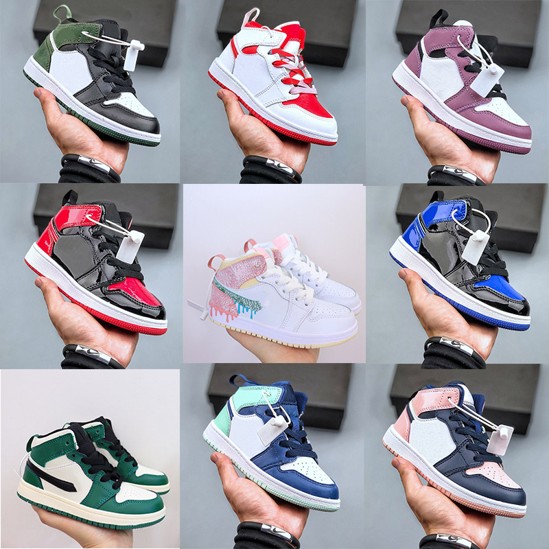 Kids 2023 Shoes 1 Basketball High 1s Designer Sneakers Boys University Blue Pink Baby Kid Shoe Patent Bred Girls Children Youth J1 Trainers Size 8c-3y, 38
Kids 2023 Shoes 1 Basketball High 1s Designer Sneakers Boys University Blue Pink Baby Kid Shoe Patent Bred Girls Children Youth J1 Trainers Size 8c-3y, 38