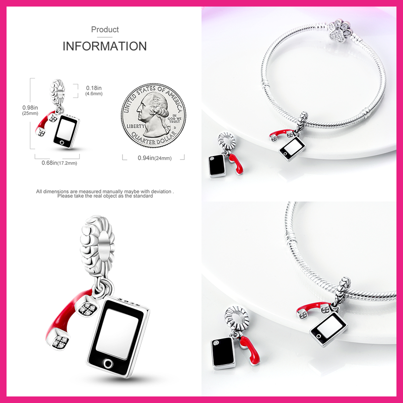2024 New Charms 925 Sterling Silver Ice Cream Lollipop Colorful Hot Air Balloon Charms Bead Fit For S925 Snake Bacelet DIY