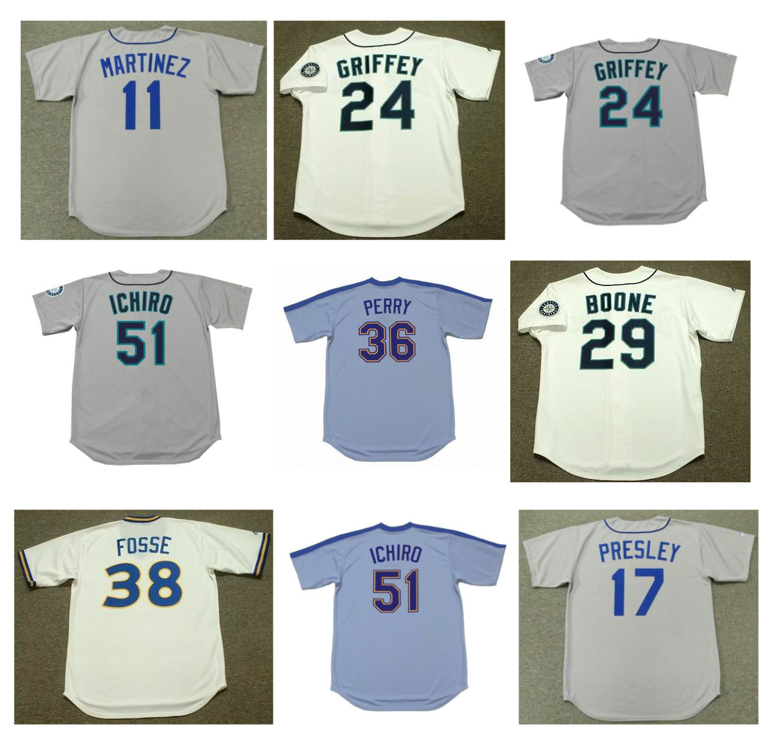 KEN GRIFFEY JR. Mariner Throwback Baseball Jersey Seattle ALEX RODRIGUEZ ICHIRO SUZUKI GAYLORD PERRY BRETT BOONE EDGAR MARTINEZ EDGAR MARTINEZ JOHN OLERUD, As pic
KEN GRIFFEY JR. Mariner Throwback Baseball Jersey Seattle ALEX RODRIGUEZ ICHIRO SUZUKI GAYLORD PERRY BRETT BOONE EDGAR MARTINEZ EDGAR MARTINEZ JOHN OLERUD, As pic